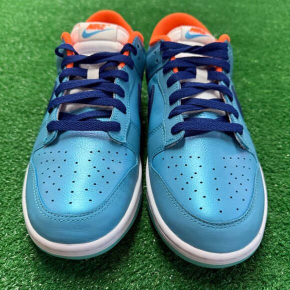 Nike Dunk Low SE Baltic Blue Total Orange Mens Shoes HQ1538-416 NEW Multi Sz - Picture 3 of 5